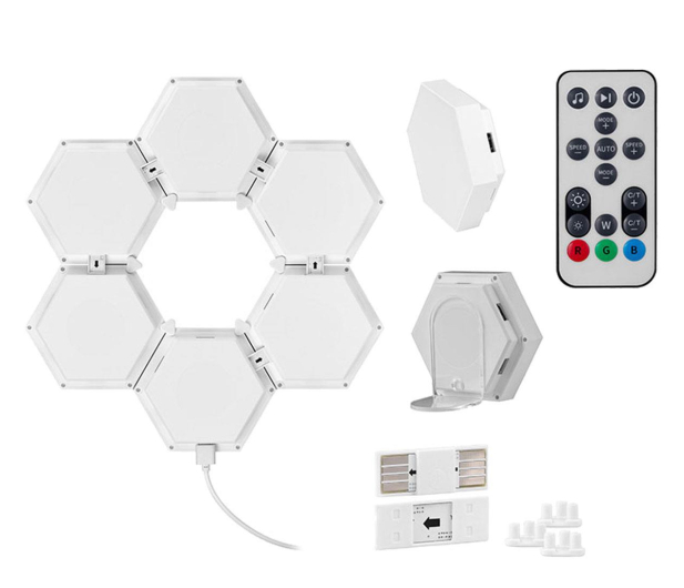TRACER Sześciokątne lampy RGB Tracer Ambience - Smart Hexagon TRAOSW47256 - 1267172 - zdjęcie 2